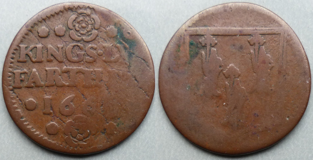 Lynn Regis (King's Lynn), town issue 1668 farthing N3067